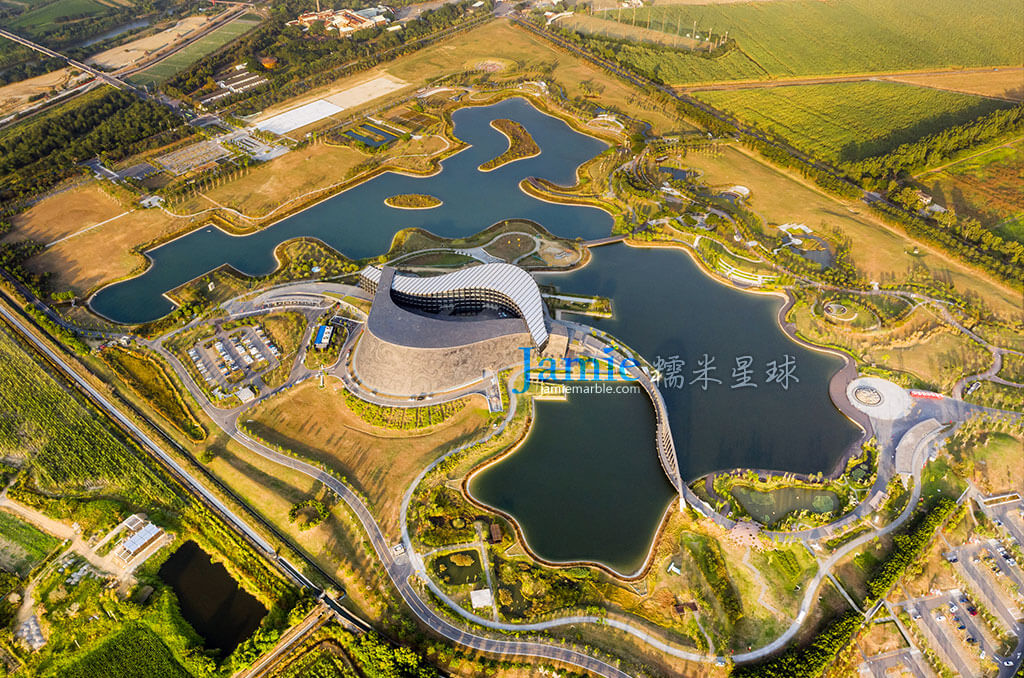 國立嘉義故宮南院國家級博物館高空拍攝環景