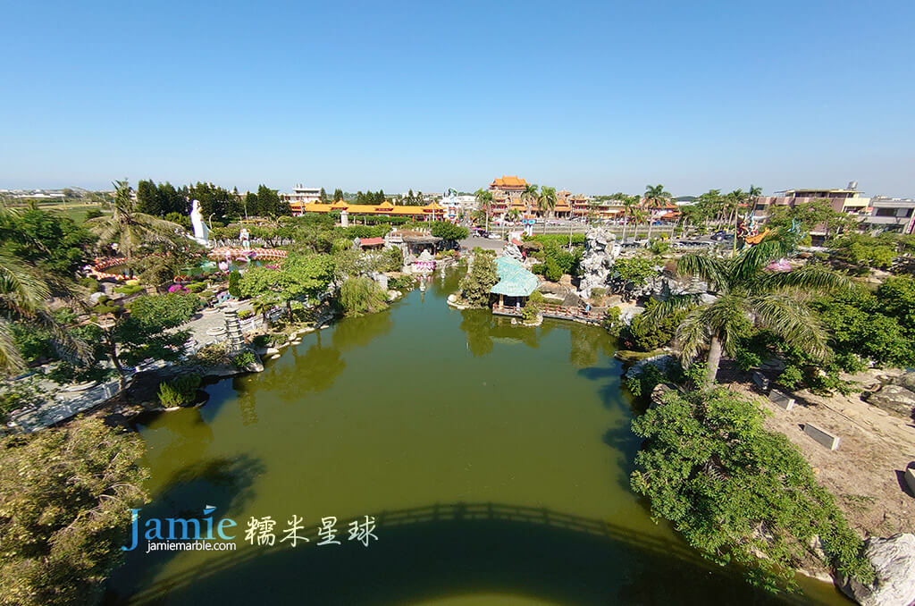 高空俯瞰可以看到,馬鳴山鎮安宮五年千歲祖廟