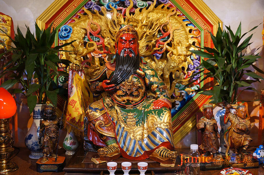 關聖帝君像,臺中南天宮六樓