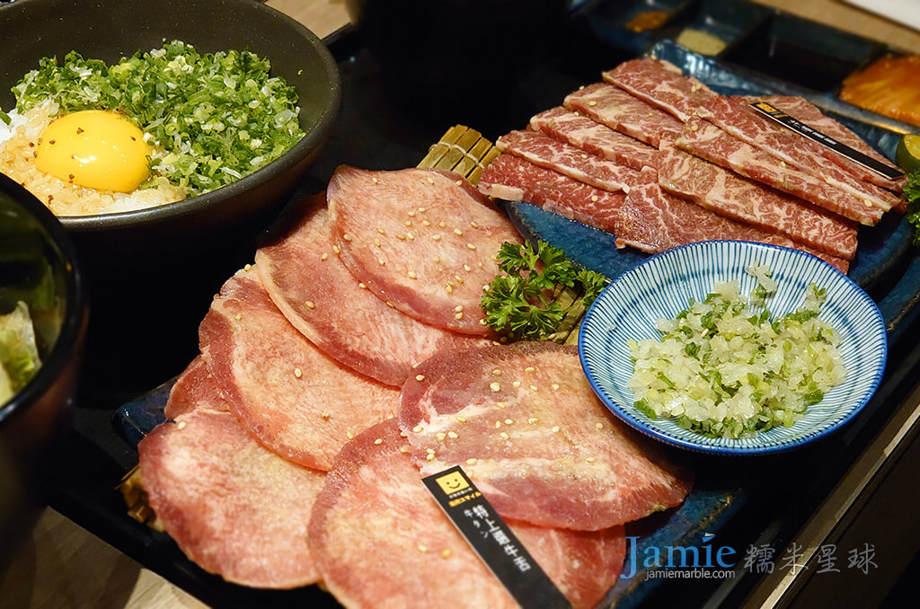 牛舌,牛橫膈膜肉盤雙饗盛和