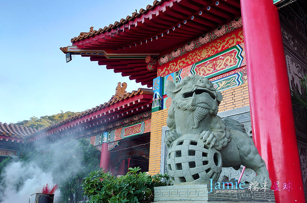 宜蘭道教總廟座前石獅子鎮廟神獸