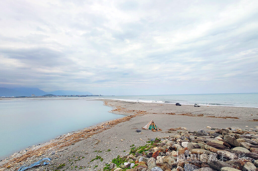 嶺頂沙丘河岸,海岸線分割